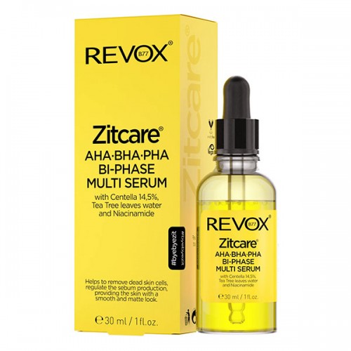 REVOX ZITCARE-AHA-BHA-PHA-BI-PHASE MULTI SERUM-ДВО-ФАЗЕН СЕРУМ