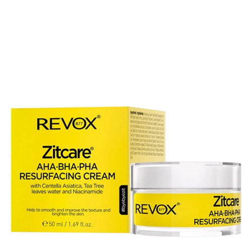 REVOX ZITCARE-AHA-BHA-PHA-RESURFACING CREAM-ДНЕВЕН КРЕМ ЗА ЛИЦЕ